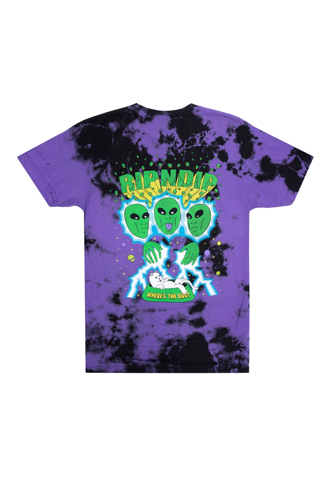 RIPNDIP Nebula Tee Purple & Black Dye | T Shirts | Apparel | MDCN