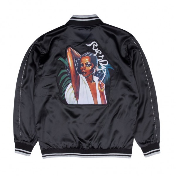 RIPNDIP Share Some Love Satin Jacket Black