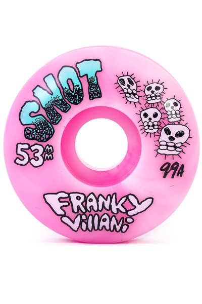 Snot Franky Skulls Classic Wheels Pink Swirl 99a