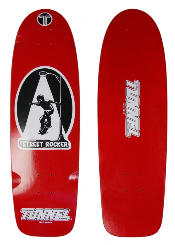 TUNNEL Street Rocker Deck RED Longboard Decks Long MDCN